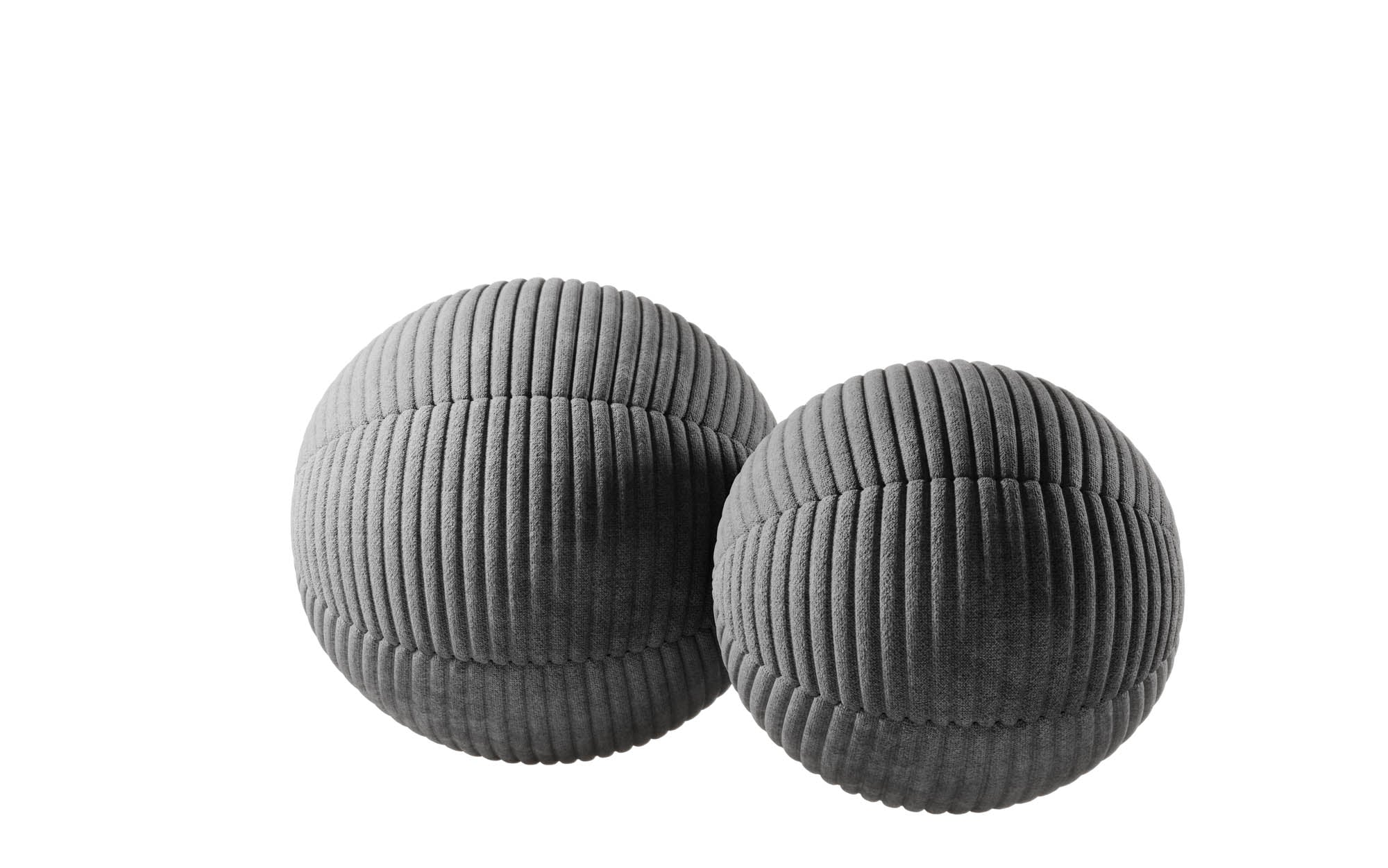 Zestaw poduszek dekoracyjnych Globe/Sphere z kordu