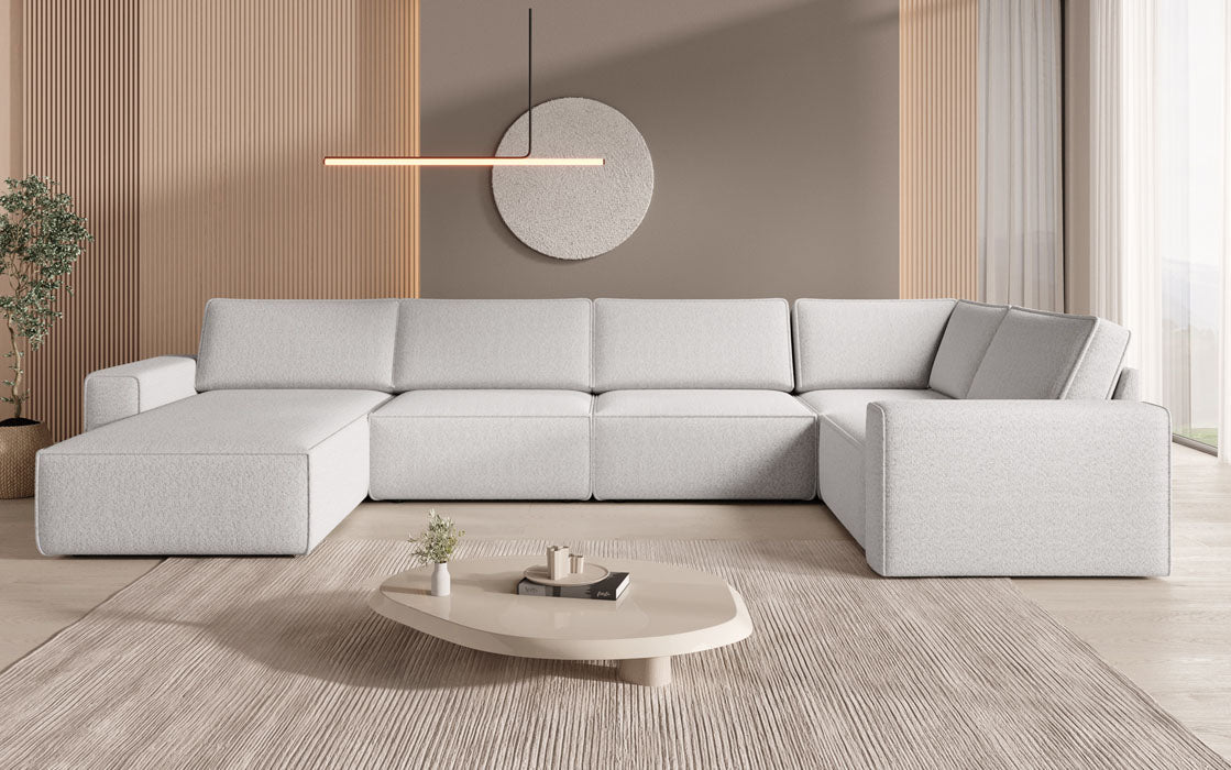 Modularna sofa Yuma z bouclé