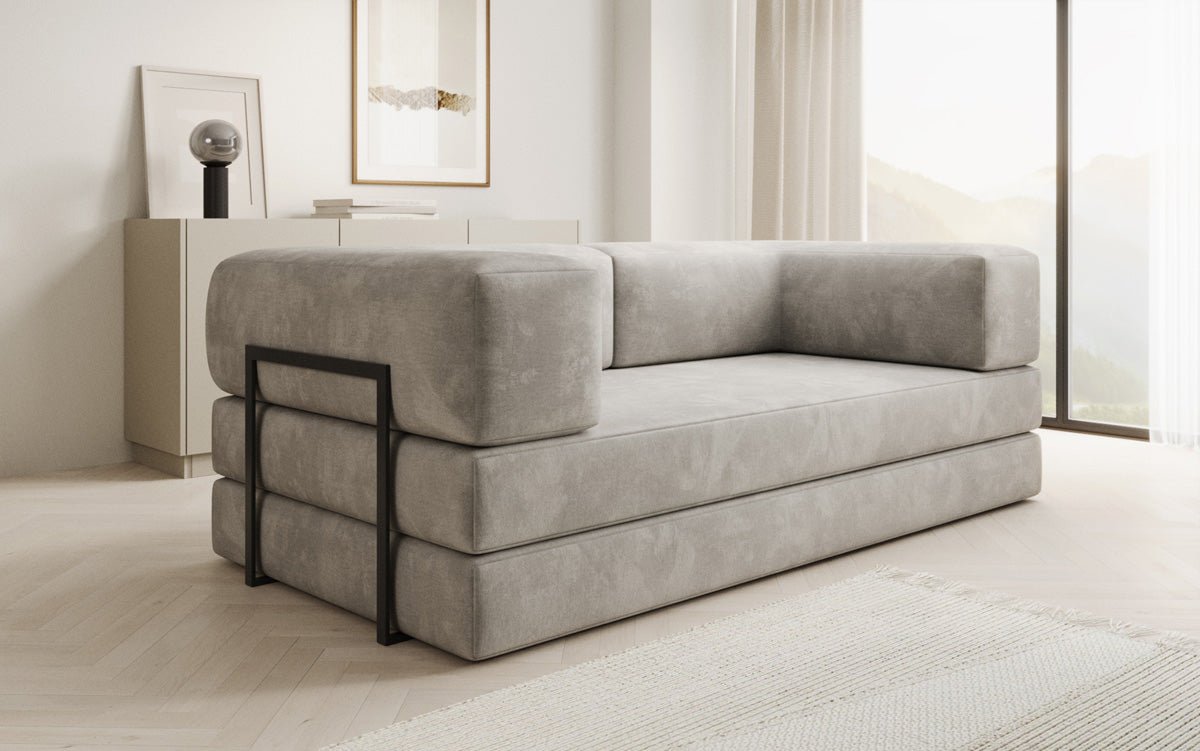 Sofa Designer Lazy 3-osobowa w aksamitnej tapicerce